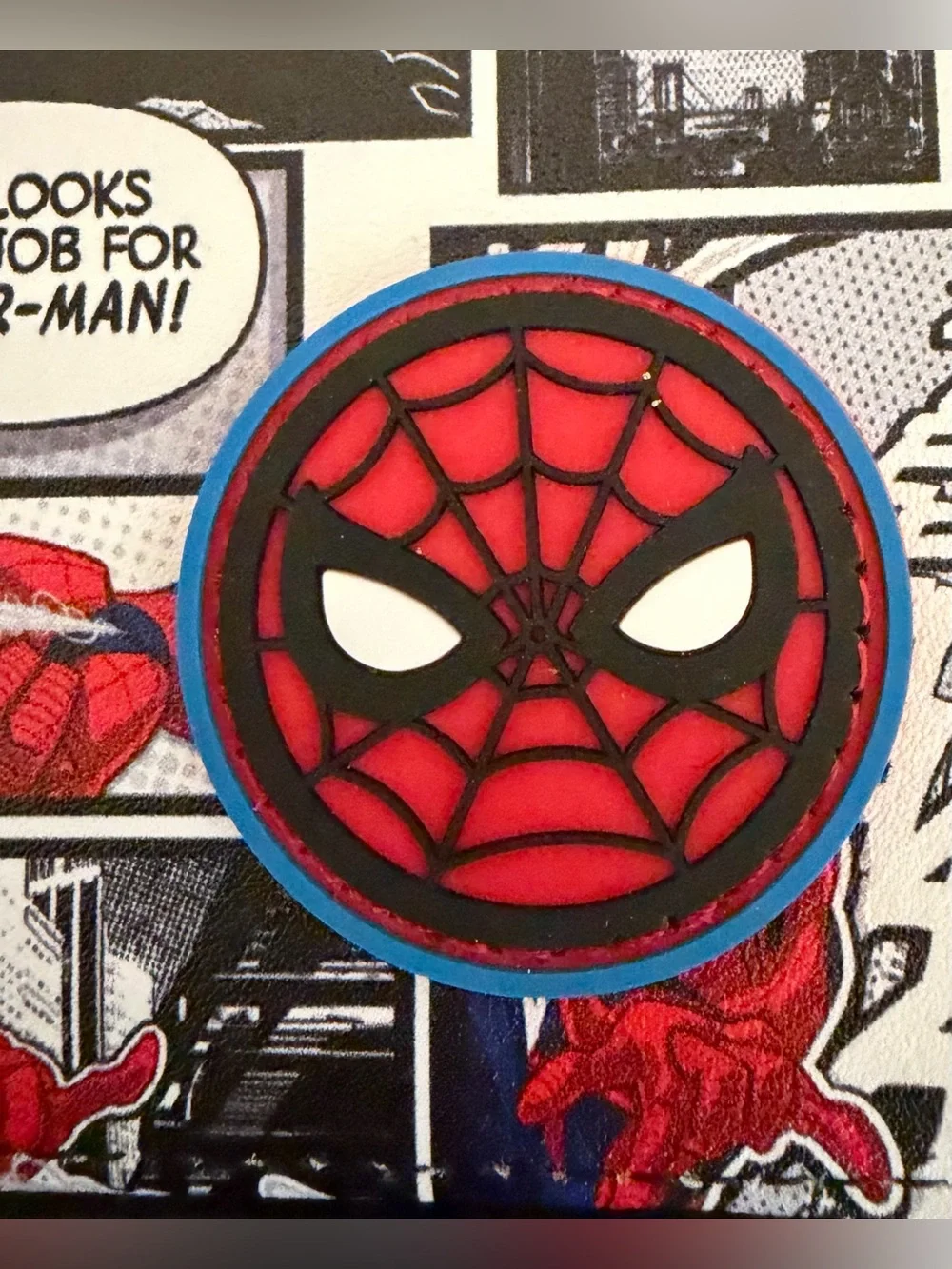 Marvel Spider-Man Comic Emblem Bifold Wallet - NWT